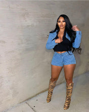 Load image into Gallery viewer, Deconstructé Denim Set 🧨

