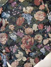 Load image into Gallery viewer, Jacquard Flower Cropped Bomber Jacket
