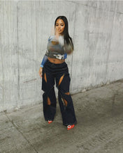 Load image into Gallery viewer, Cutout Relaxed Denim 🎬
