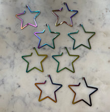 Load image into Gallery viewer, ICONIC STAR LOGO HOOPS (JUMBO)

